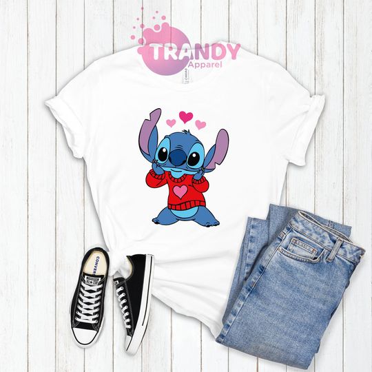 Stitch Valentines Day Shirt, Stitch Shirt, Disney Valentine Shirt