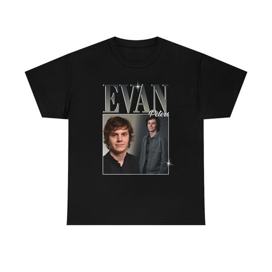 Evan Peters Tee, Evan Peters Vintage Bootleg Shirt
