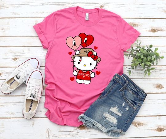 Benito Is My Valentine Shirt, Hello Kitty T-shirt, Happy Valentines Day Tee