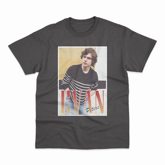 Evan Peters Vintage Shirt, Vintage Evan Peters T-Shirt, Evan Peters 90s Shirt
