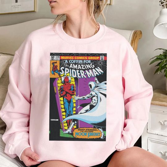 Spider Man and Moon KnightShirt, Marvel Comic Shirt, Moon Knight sweatshirt