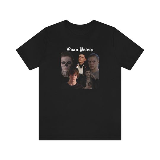 Evan Peters Shirt, Tate Langdon Homage T-shirt, Evan Peters Characters Tee