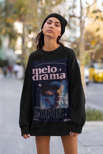 Vintage Lorde Sweatshirt, Lorde merch, Lorde - Melodrama Graphic Sweatshirt