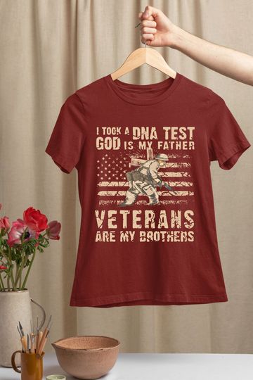 God Is My Father Veterans Are My Brothers T-shirt