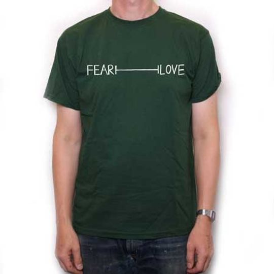 A Tribute to Donnie Darko T Shirt - Fear-Love Graph