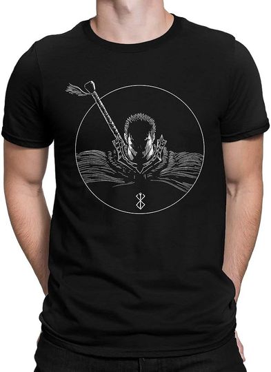 Berserk Guts T-Shirt, Anime Graphic Tee