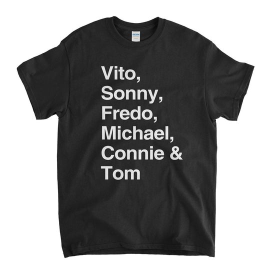 A Tribute To The Godfather T Shirt - Names