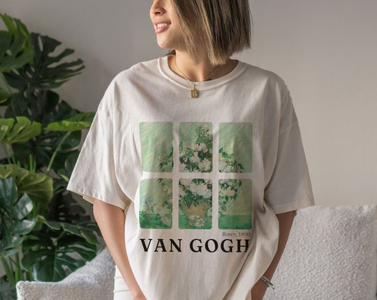 Van Gogh Shirt Art Shirt Aesthetic Clothes Vincent Van Gogh Art History Shirt