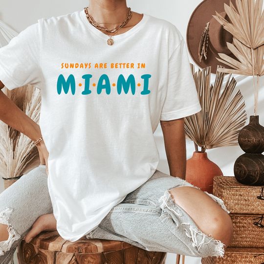 Miami football shirt, Retro Miami T-Shirt