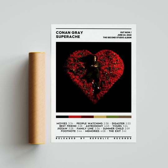 Conan Gray - Superache Album Poster / Album Cover