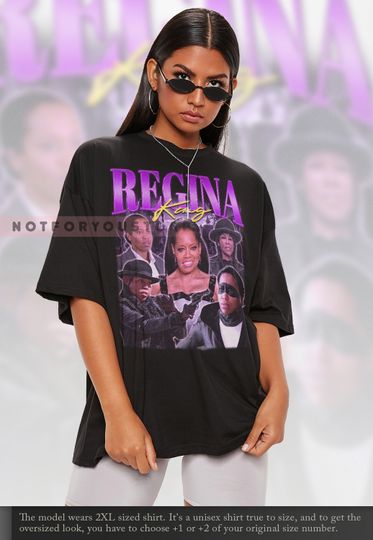 REGINA KING Actress Vintage Shirt, Regina King Homage Tshirt, Regina King Fan Tees