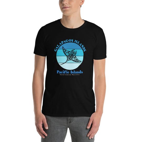 Manta Ray Galapagos Islands Ocean  T-Shirt