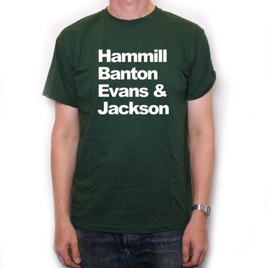 A Tribute to Van Der Graaf Generator T Shirt Hammill Banton Evans & Jackson Names