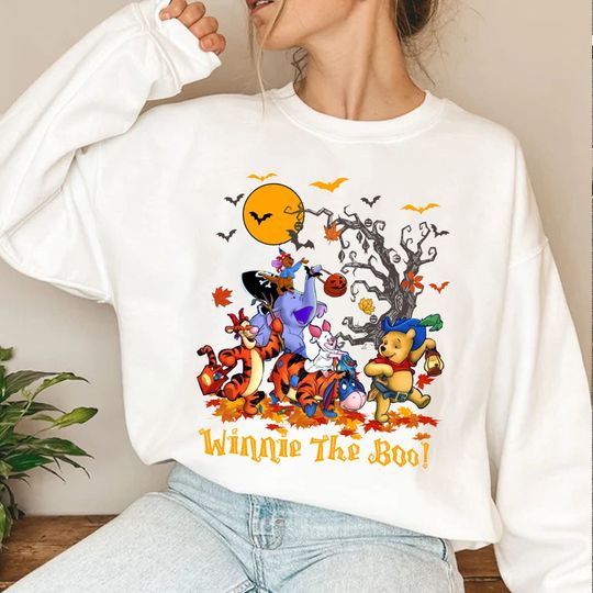 Vintage Winnie the Pooh Halloween Sweatshirt