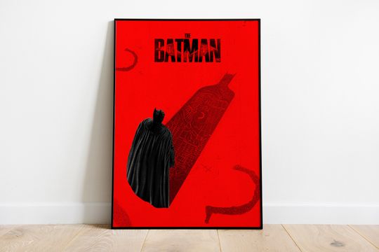 The Batman (2022) Poster, Robert Pattinson, Bruce Wayne Poster, Wall Art, Wall Decor