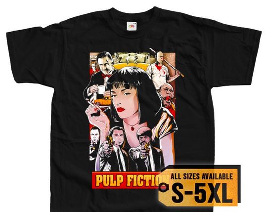 Pulp Fiction V4 Poster Men T Shirt