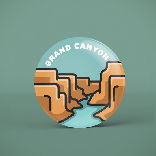 Grand Canyon Pin Button - National Park