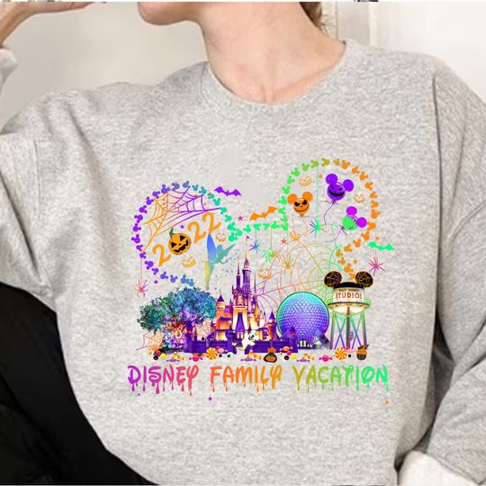 Disney Halloween Family vacation Sweatshirt