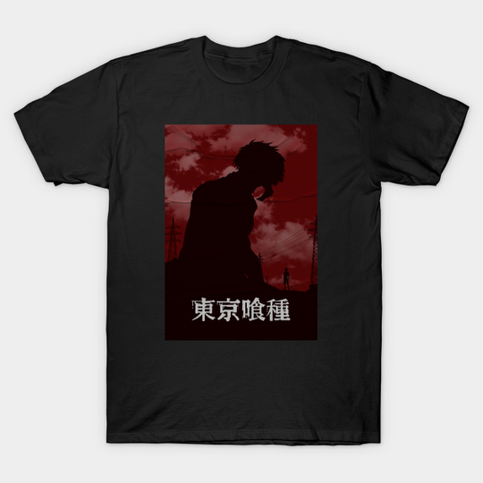 KANEKI SHADOW RED NIGHT - Tokyo Ghoul - T-Shirt