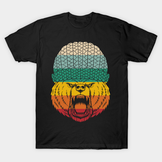 Retro colorful animal 1 - Vintage - T-Shirt