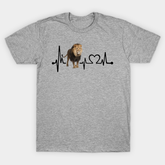 Lions Heartbeat Art Gift Tshirt Fridays For Future T-Shirt - Lion Fridays For Future - T-Shirt