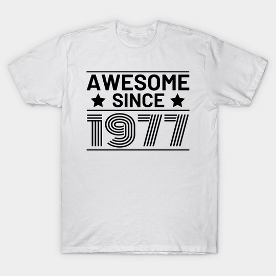Vintage 1977 Birthday Gifts Retro Vintage - 1977 Birthday Retro - T-Shirt
