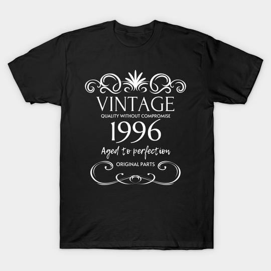 Vintage 1996 - Birthday Gift For Men - Vintage 1996 - T-Shirt
