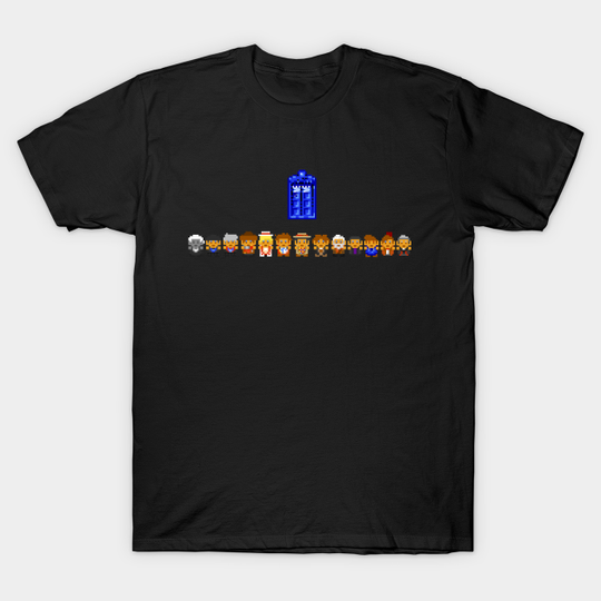 The 8bit Doctors. - Doctor Who - T-Shirt