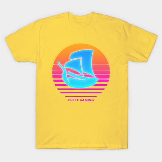 Fleet gaming vapor wave - Vaporwave - T-Shirt