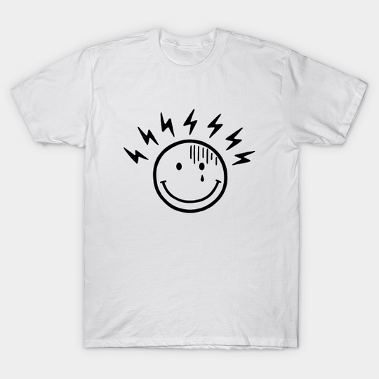 Smiley face with headache (for light color) - Smiley Face - T-Shirt