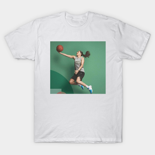 Sue Bird Hoopin' - Wnba Basketball - T-Shirt