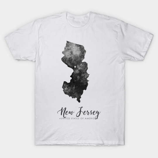 New Jersey state map - New Jersey - T-Shirt