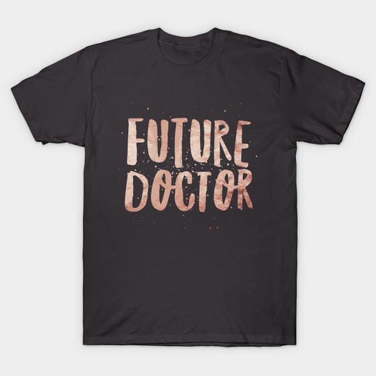 Future Doctor Print Dark Pink Girls Womens - Future Doctor - T-Shirt