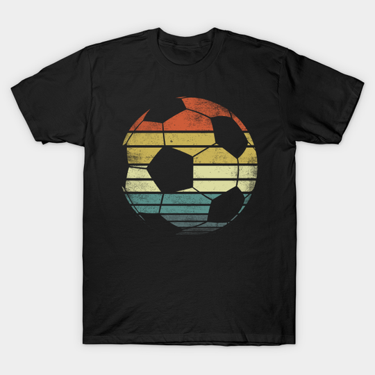 Soccer Player Gifts Retro Vintage Style Ball - Gift For Soccer Fan - T-Shirt