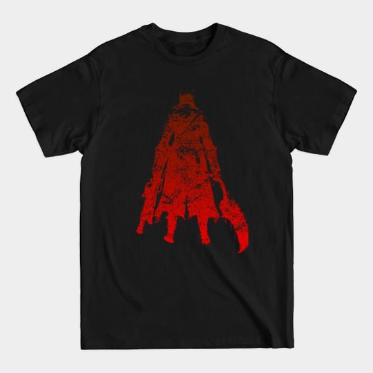 Bloodborne Hunter Distressed Gradient - Bloodborne - T-Shirt