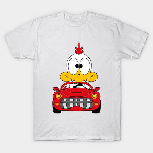 HUHN - CHICKEN - AUTO - CAR - Chicken - T-Shirt