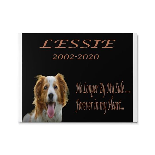 Pet Memorial Tile, Ceramic Dog Tile