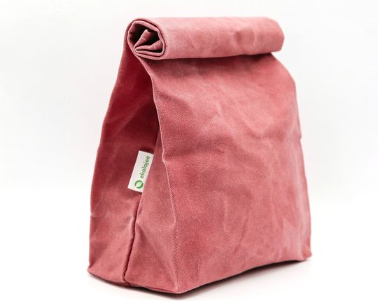 lunch bag pink color bag