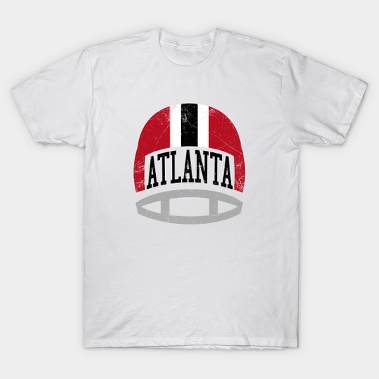 Atlanta Retro Helmet - White - Falcons - T-Shirt