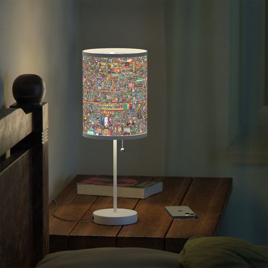 r/place Reddit Merch Lamp on a Stand, US|CA plug