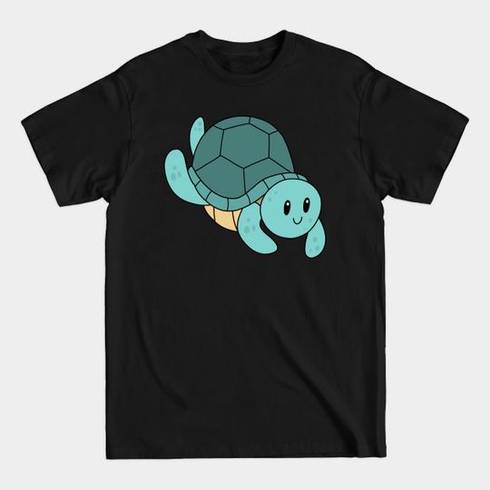 Swimming Sea Turtle - Turtle - T-Shirt