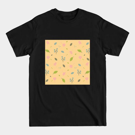Flowerette in Marigold - Pattern Mask - T-Shirt