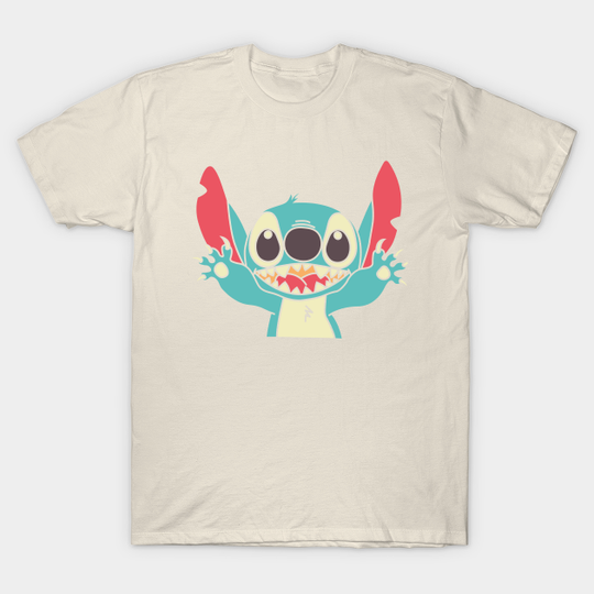Stitch Waving - Stitch - T-Shirt