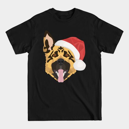 German Shepherd Christmas - German Shepherd - T-Shirt