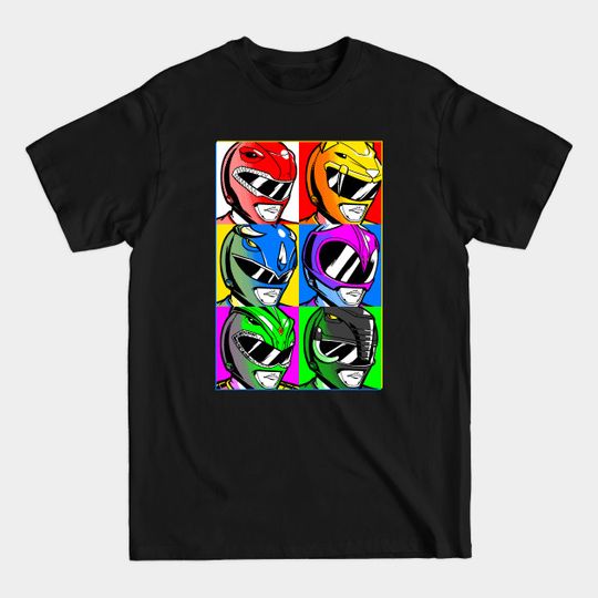 Pop Art Rangers - Power Rangers - T-Shirt