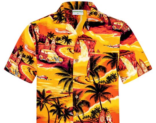 Hawaiian Shirt "Golden Summer"