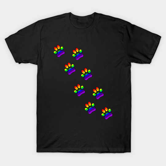 Pride paws - Pride Flag - T-Shirt