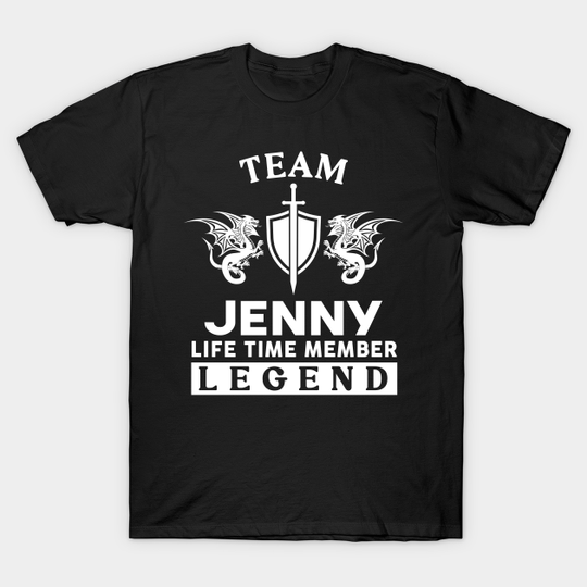 Jenny Name T Shirt - Jenny Life Time Member Legend Gift Item Tee - Jenny - T-Shirt