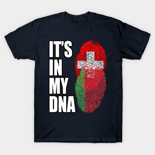 Switzerland And Belarusian Mix DNA Heritage - Switzerland And Belarus - T-Shirt