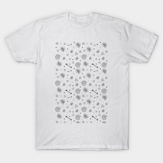 Flechas negras - Pattern - T-Shirt